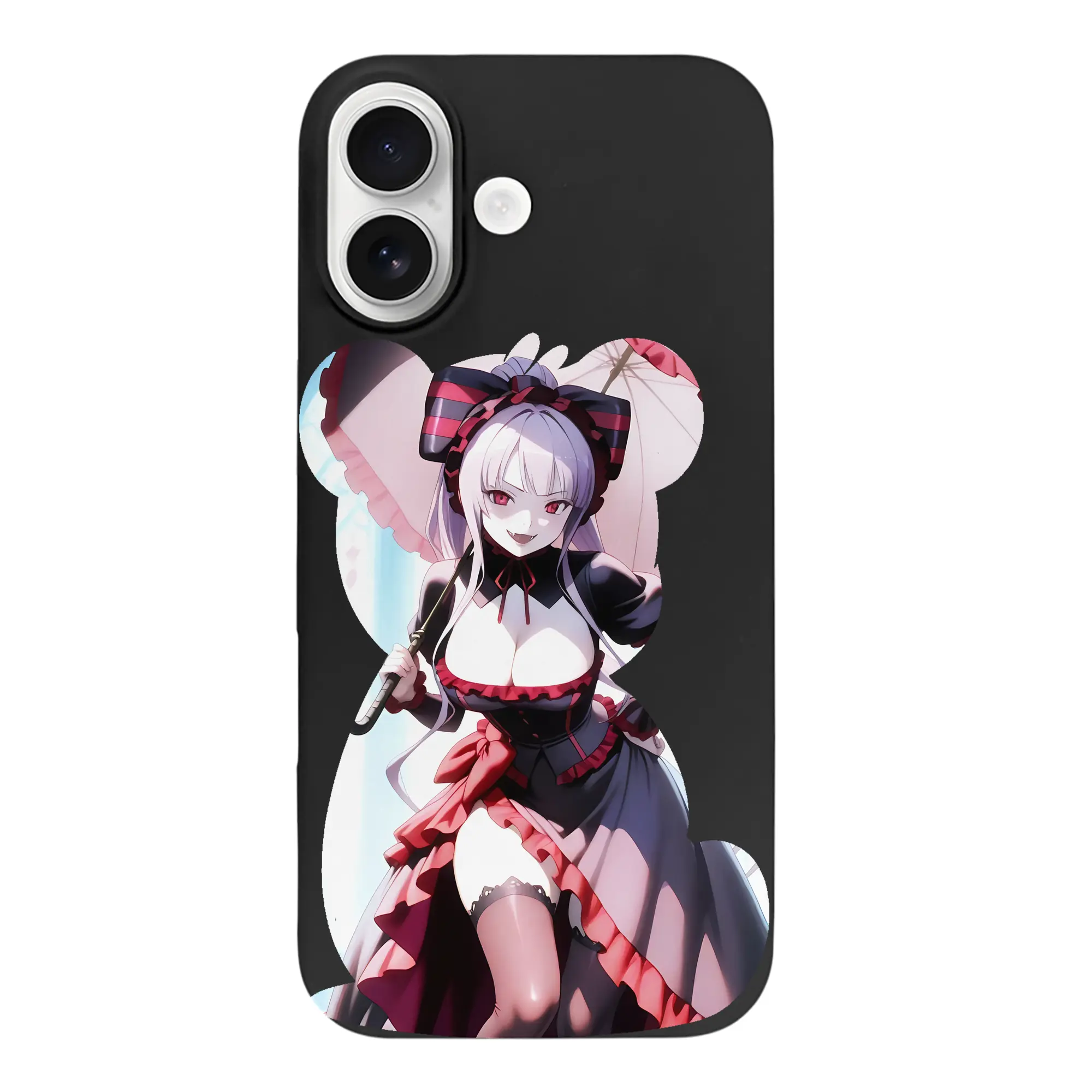 オーバーロード グッズ シャルティア・ブラッドフォールン - iPhone 17 シリーズ シリコンケース 薄型 耐衝撃 指紋防止 ソフトタッチカバー 精密フィット 傷防止 保護ケース iPhone 17/17 Air/17 Pro/17 Pro Max 対応